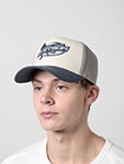 Бейсболка STETSON арт. 7841101 TRUCKER CAP HOCKEY CREW (кремовый / темно-синий)